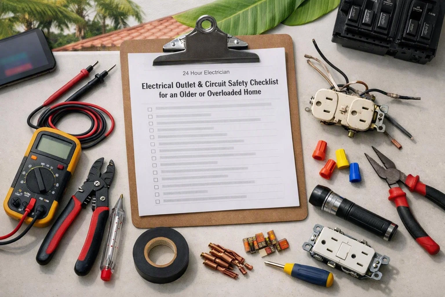 Electrical Outlet and Circuit Safety Checklist for an Older or Overloaded Home