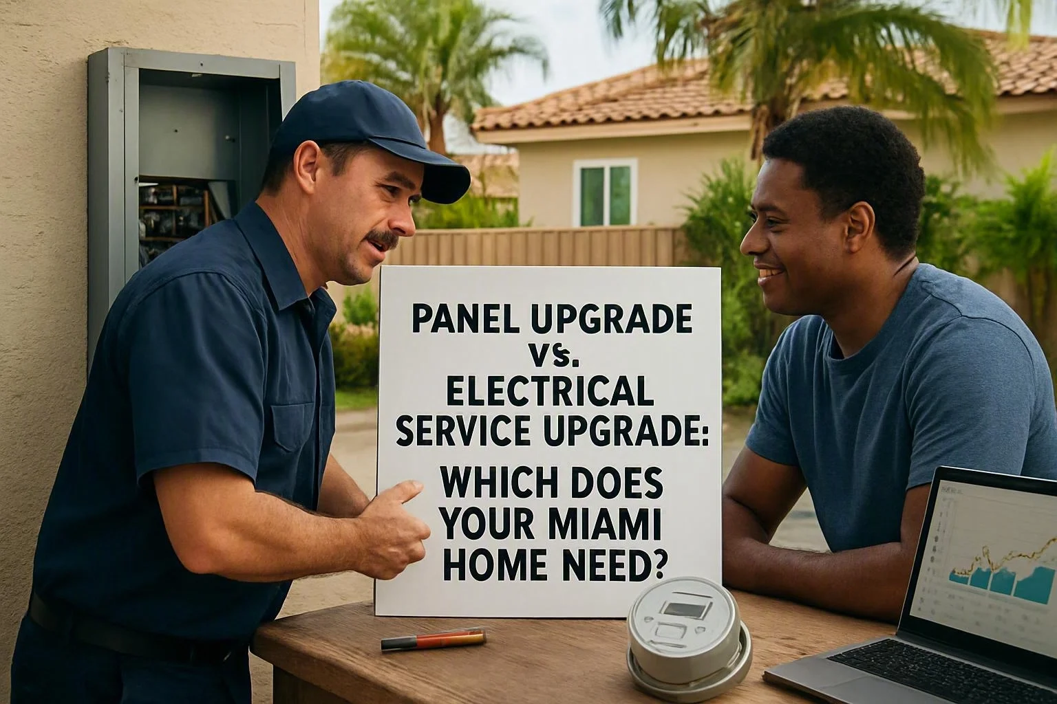 Panel Upgrade vs. Electrical Service Upgrade: Which Does Your Miami Home Need?