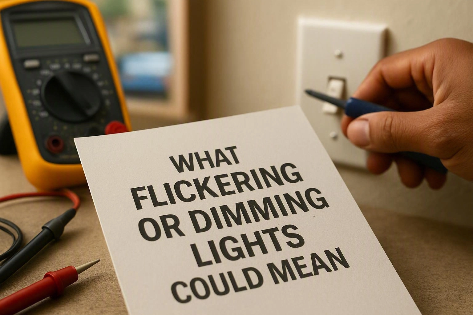 What Flickering or Dimming Lights Could Mean