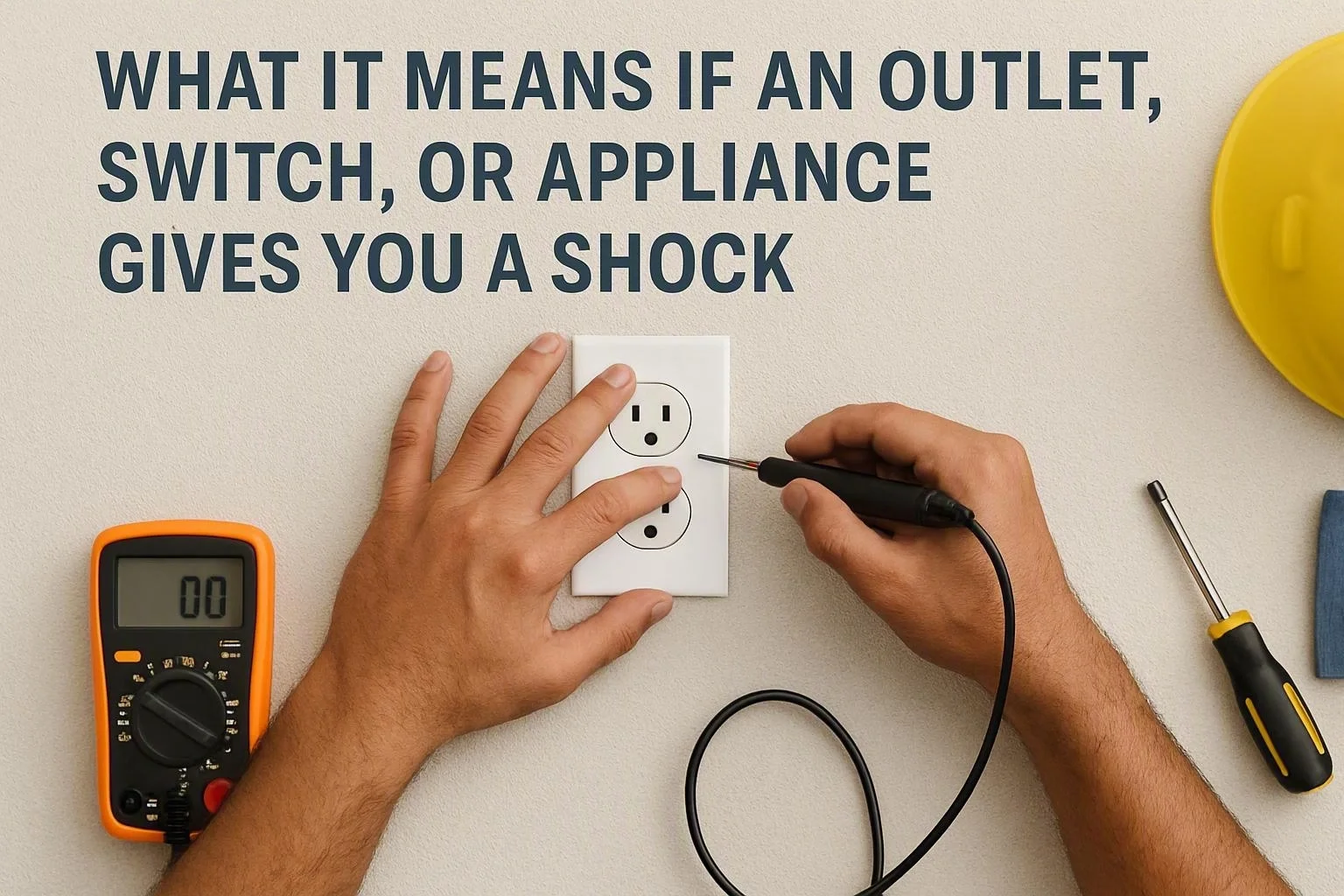 What It Means If an Outlet, Switch, or Appliance Gives You a Shock