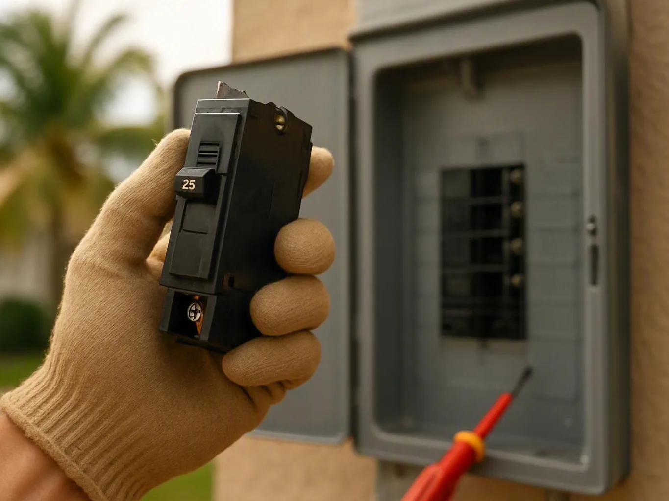 Miami FL fuse replacement with circuit testing at an older home
