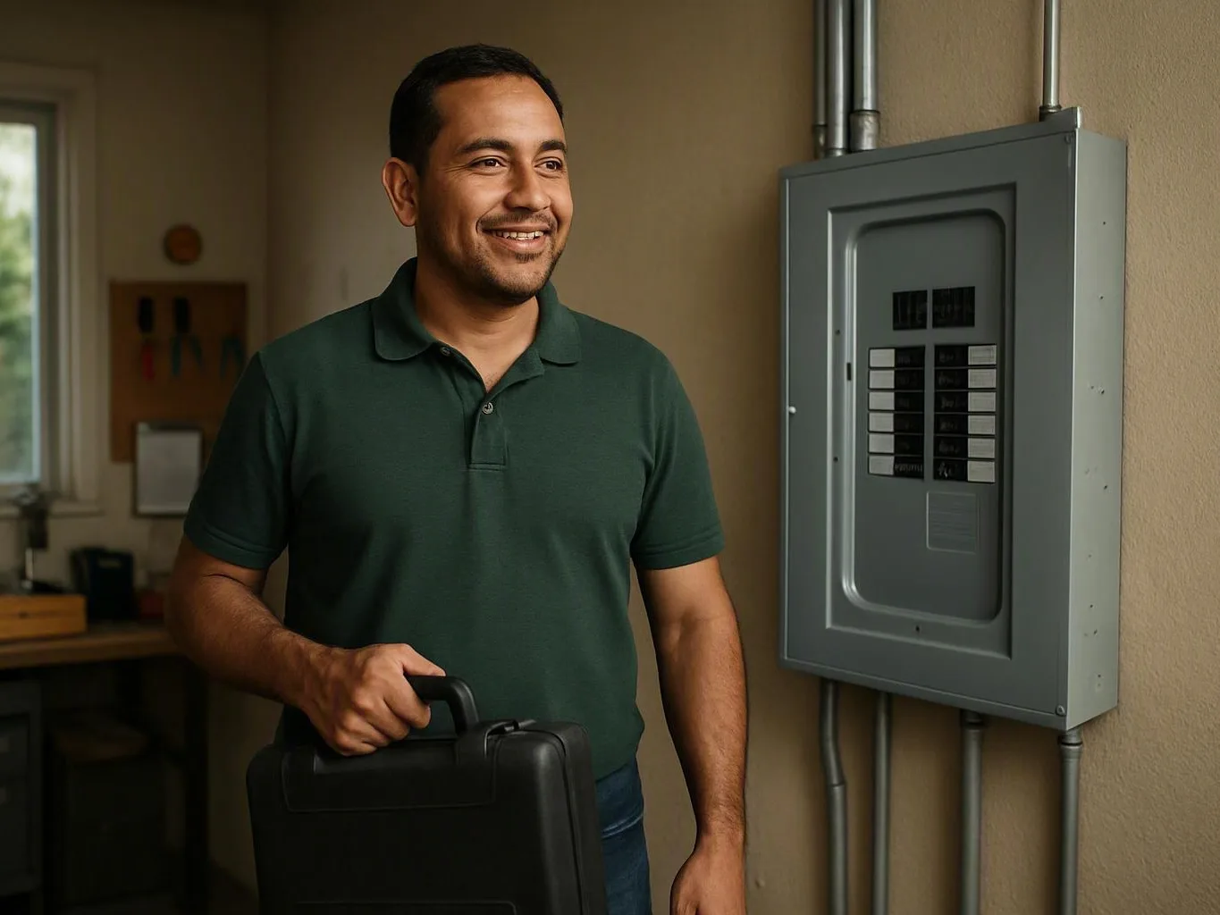 Fuse Replacement inspection inside a Miami condo electrical panel