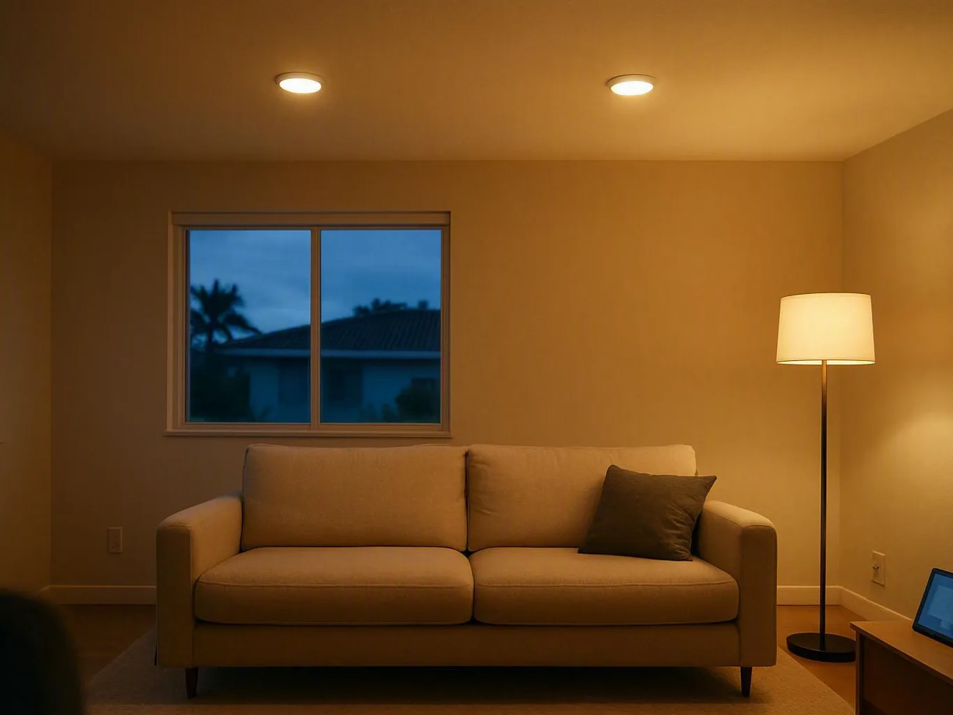 Smart home wiring controls lights, locks, fans, and climate systems in a Miami