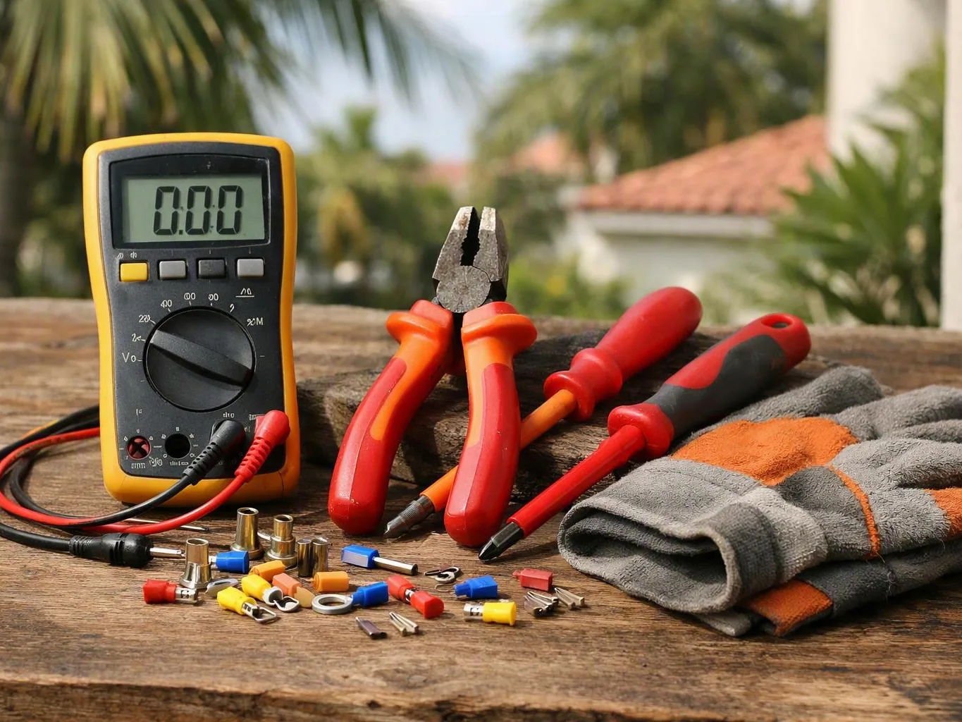 Electrical Rewiring insulation test in Miami, FL shop
