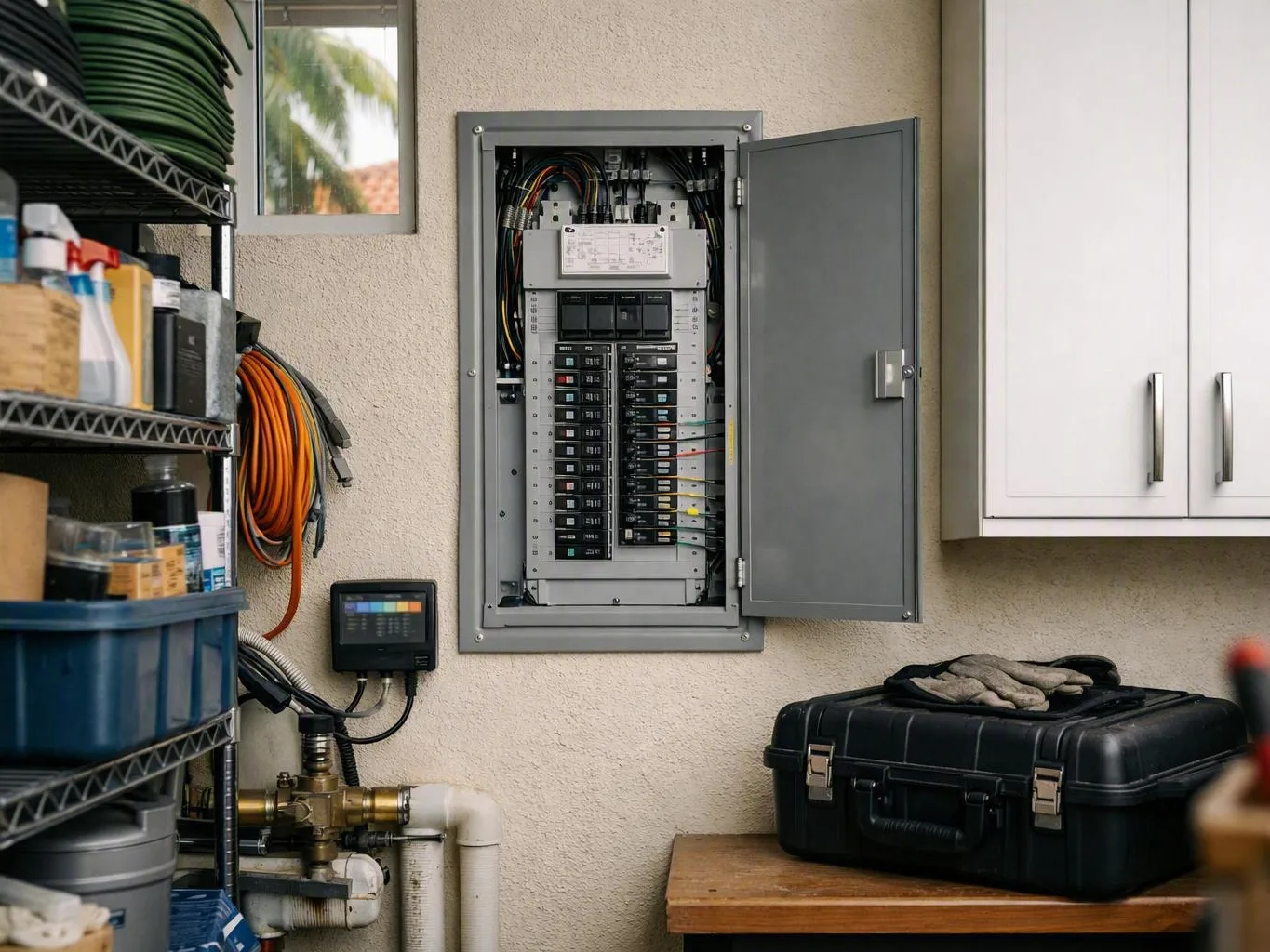 Technician installing a GFCI outlet near a sink — Is Emergency Electrical Service Different from Regular Repair?