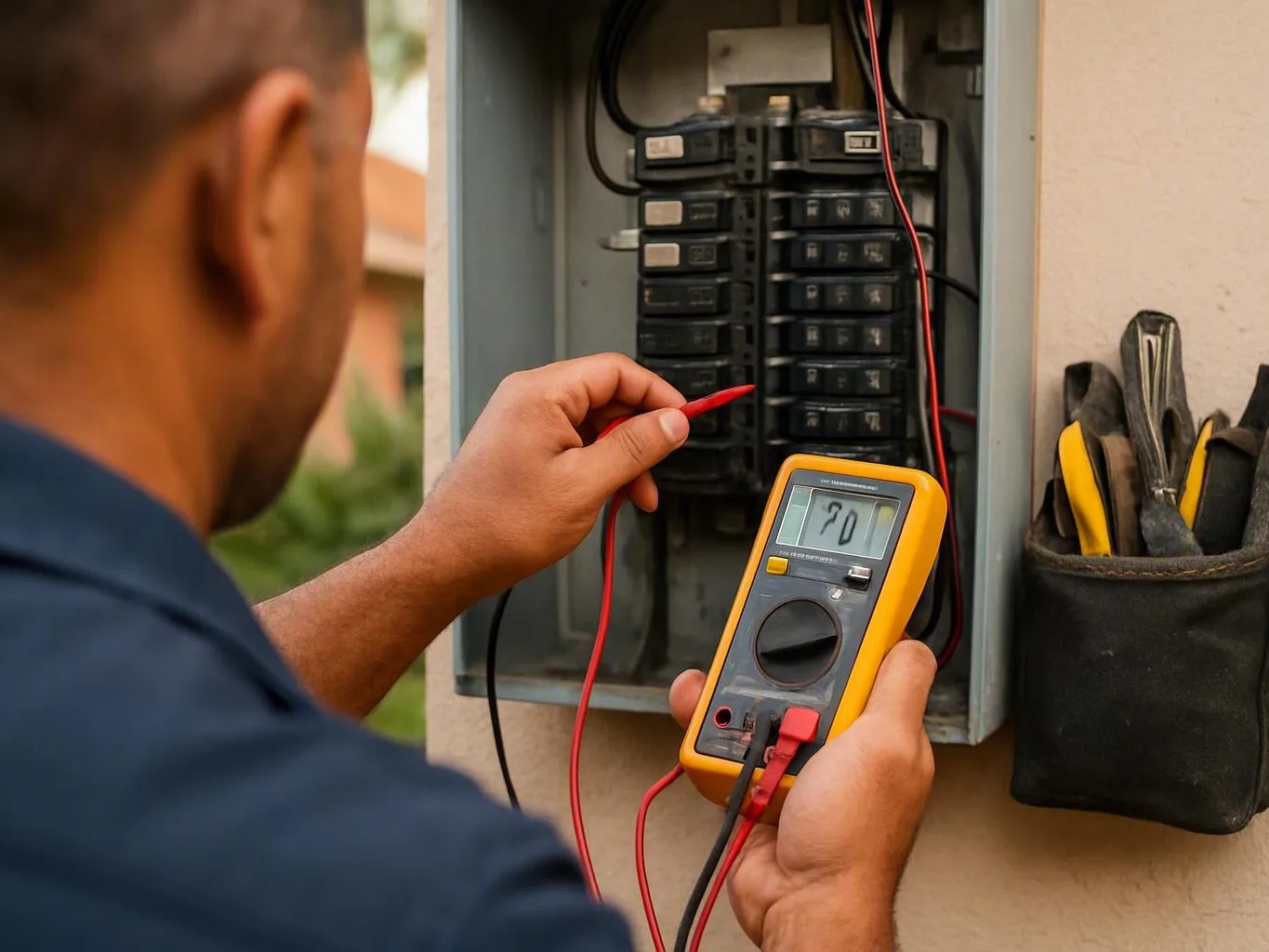 EV-ready electrical infrastructure installation