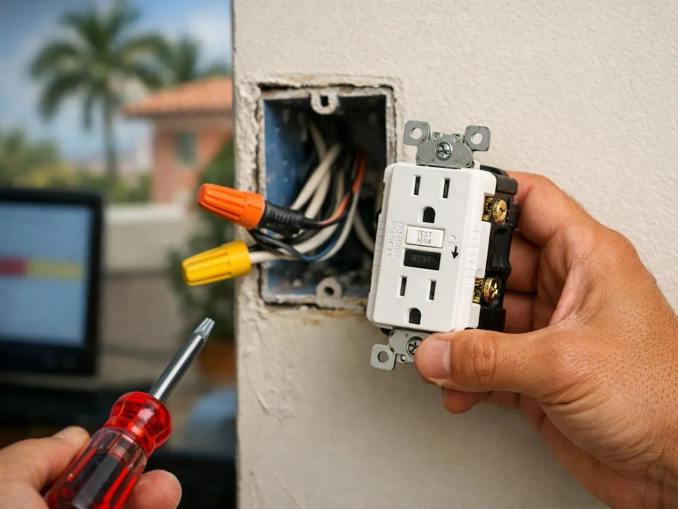 Earth Electric contact — Get a North Miami Emergency Electrical Estimate